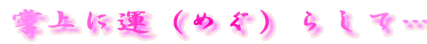 ɉ^i߂j炵āc